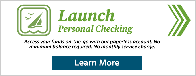 Launch personal checking