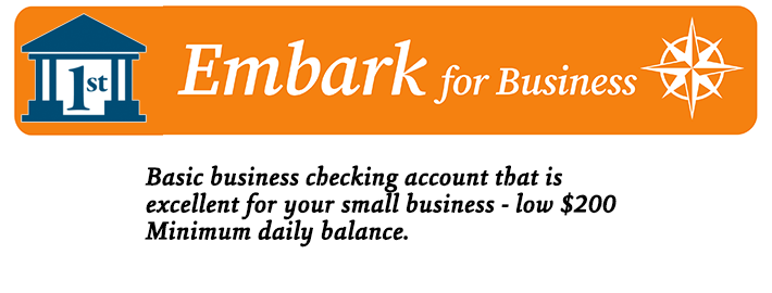 Embark business checking