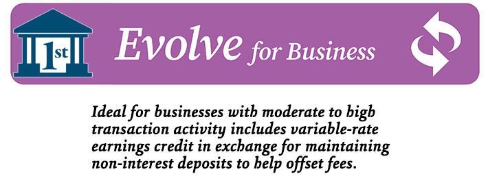 EVOLVE business checking
