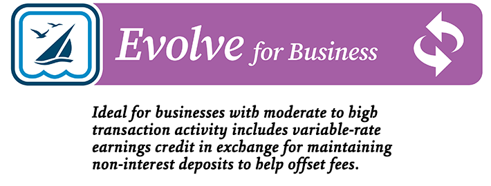 EVOLVE business checking