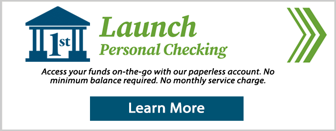 Launch personal checking