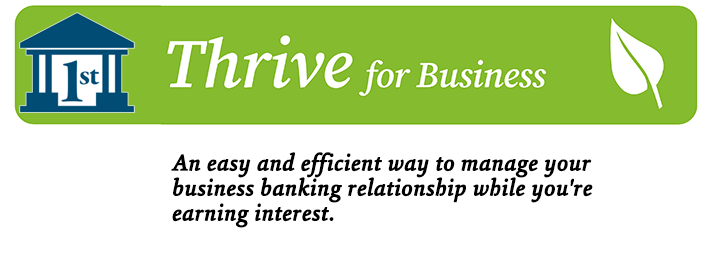 Thrive business checking