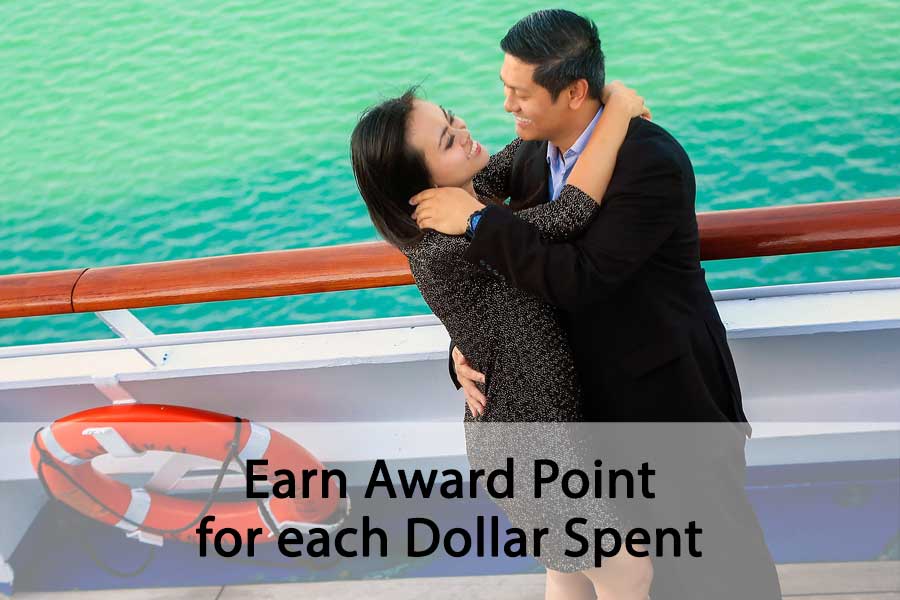 Earn Award Point for each dollar spent
